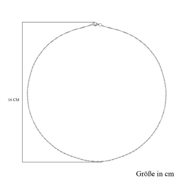 925 Silber rhodiniertKette ca. 50 cm image number 5