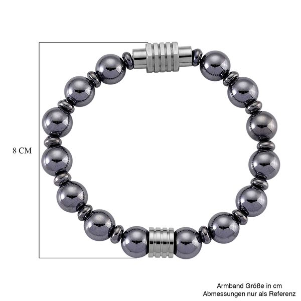 Terahertz Armband ca. 19 cm Reiner Edelstahl ca. 130,00 ct. image number 7