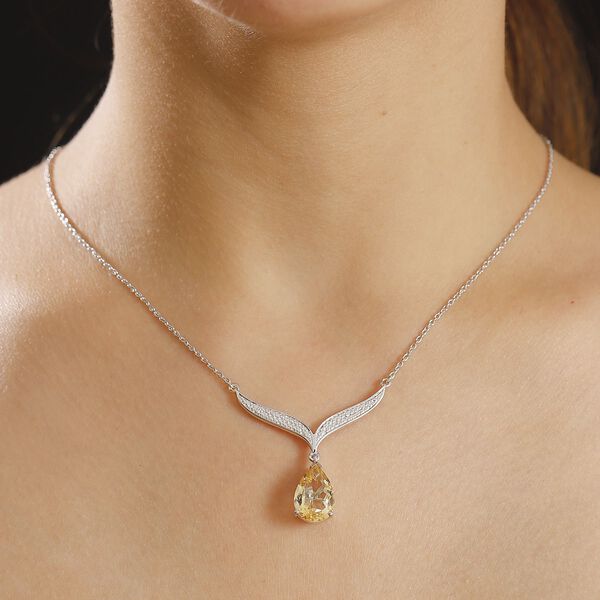 Citrin Halskette, 45 cm - 4,50 ct. image number 3