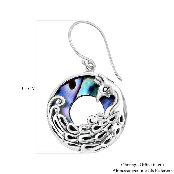 Royal Bali Kollektion- Abalone Muschel Ohrringe -12 ct. image number 4