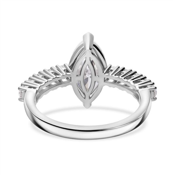 LUXURIANT DIAMOND - Lab Grown Diamant VS-EF SGL zertifiziert Ring 950 Platin (Größe 20.00) ca. 2.50 ct image number 3