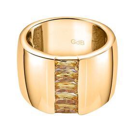 Gelber Zirkonia-Ring - 1,54 ct.