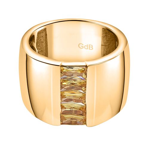Gelber Zirkonia-Ring - 1,54 ct. image number 0