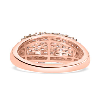 Nat&uuml;rlicher Champagner Diamant Ring - 1 ct.