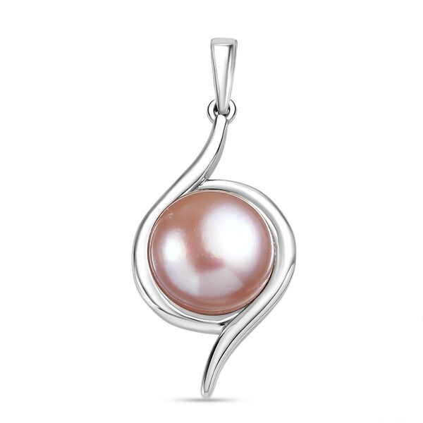EverTrue rosa Süßwasserperle Anhänger image number 0