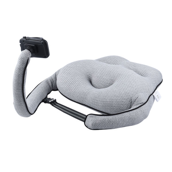 Multifunktionales Rückenkissen mit Handyhalterung, Hellgrau image number 5