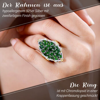 Nat&uuml;rlicher Chromdiopsid-Ring - 5,19 ct.