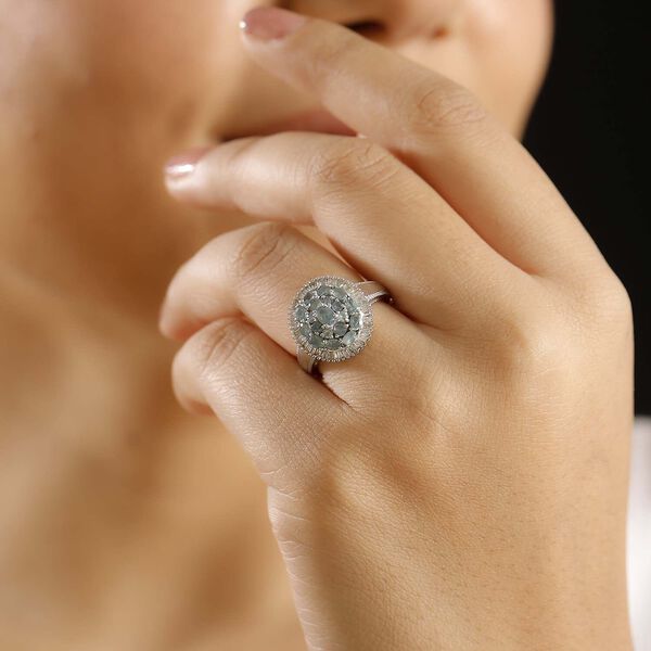 D'Joy Alexandrit und Diamant Ring und Anhänger mit 50 Kette image number 10