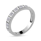 LUSTRO STELLA - Weißer Zirkonia Ring 925 Silber rhodiniert  ca. 0,72 ct image number 2