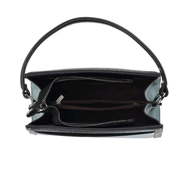 Bestickte Crossbody-Tasche, Rentier-Design, 25x11x21cm, Blau image number 7