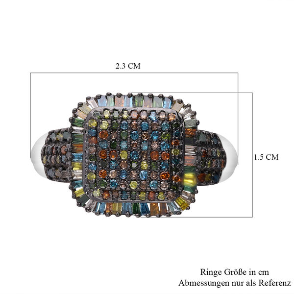 Mehrfarbiger Diamant-Ring - 1 ct. image number 4