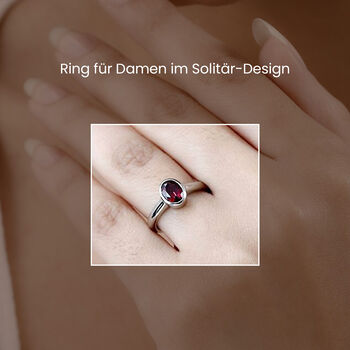 AAAA Rubellit Ring in 950 Platin - 1,05 ct.