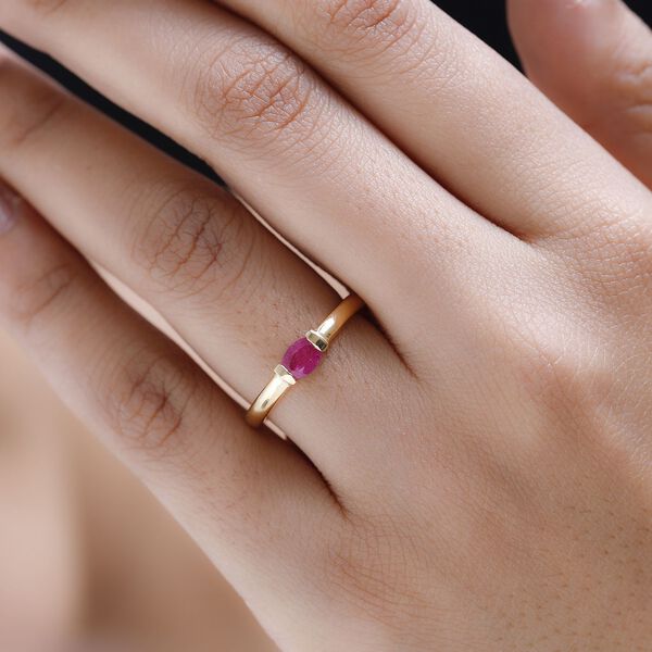 Afrikanischer Rubin Ring, ca. 0,65 ct. image number 3