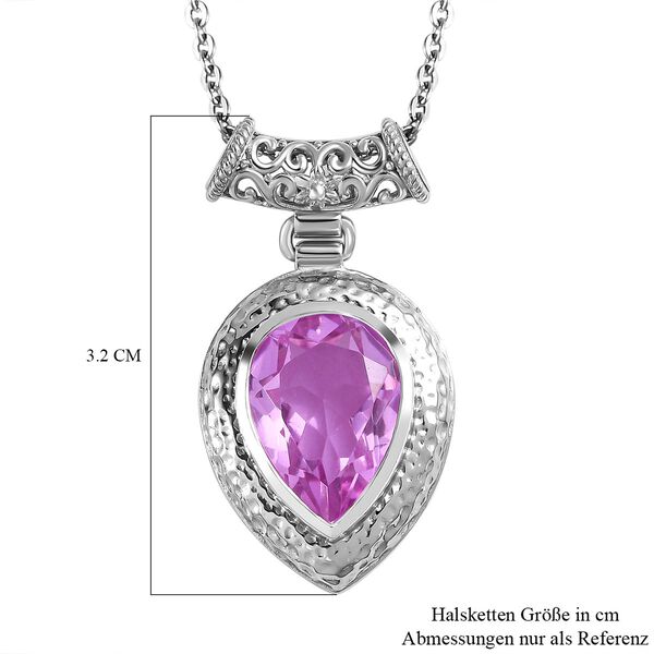 Patroke Triplett Quarz Anh&auml;nger mit Kette - 5,18 ct. image number 7