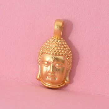 Buddhakopf Anh&auml;nger in 999 Gold