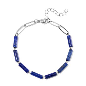 Lapislazuli Armband ca. 20 cm 316L Edelstahl ca. 22.50 ct