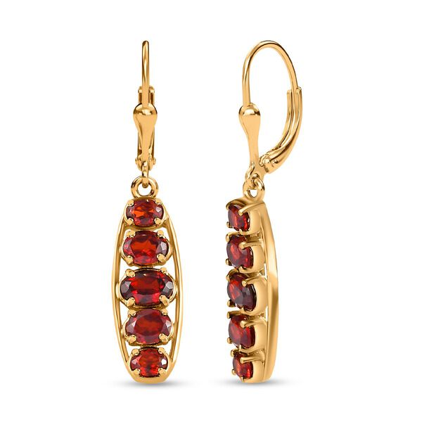Natürliche Mosambik Granat-Ohrringe - 3,58 ct. image number 4