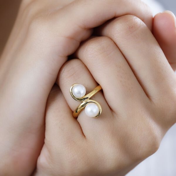 Süßwasserperlen Ring - 3,29 ct. image number 3