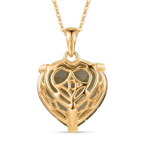 D'Joy AA Prasiolith Anh&auml;nger mit 50cm Kette - 9,60 ct. image number 4