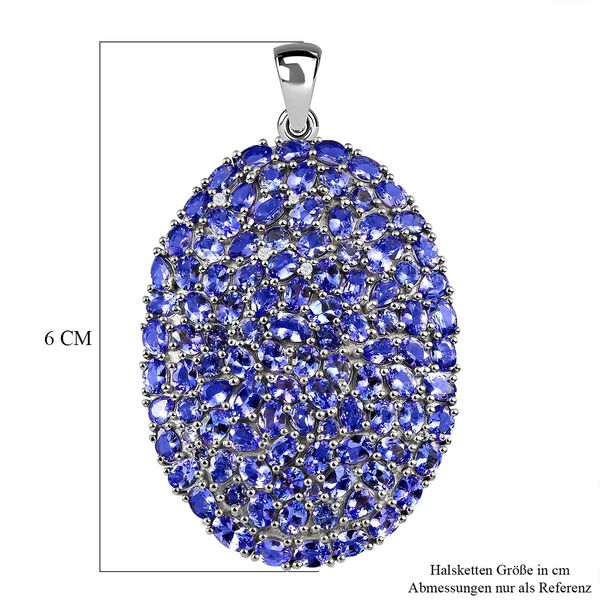 Tansanit Cluster Anhänger - 16,13 ct. image number 6