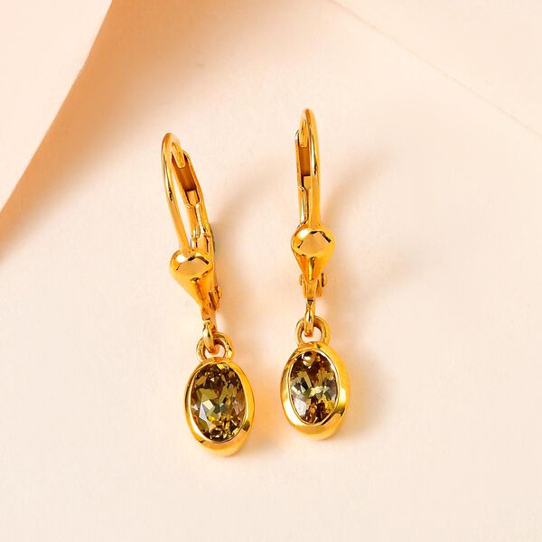 AA Nat&uuml;rliche, goldene Tansanit-Ohrh&auml;nger image number 2