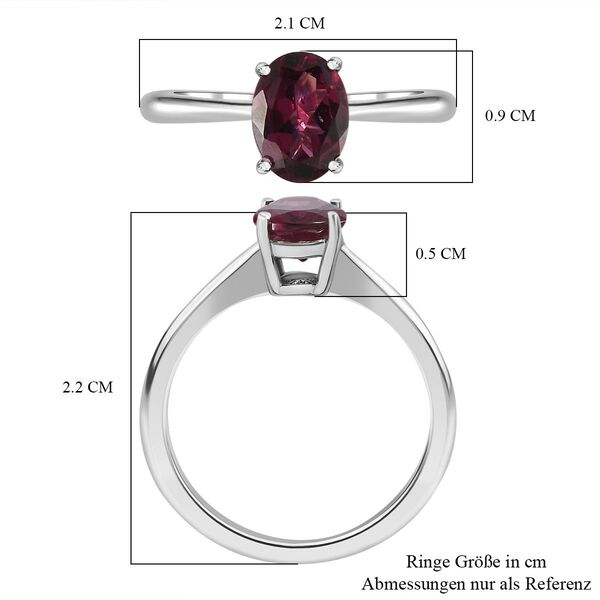 Rhodolith Granat Ring - 1,63 ct. image number 7