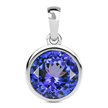 RHAPSODY AAAA Tansanit-Anh&auml;nger, 950 Platin ca. 4.66 ct