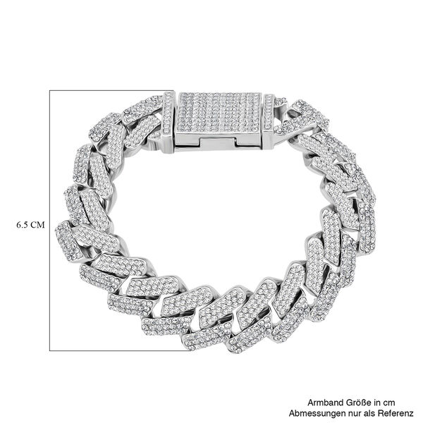 Wei&szlig;er Kristall Armband ca. 18.5 cm Standard image number 5