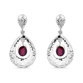 Royal Bali Kollektion - Afrikanische Rubin Ohrringe - 3,83 ct.