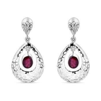 Royal Bali Kollektion - Afrikanische Rubin Ohrringe - 3,83 ct.