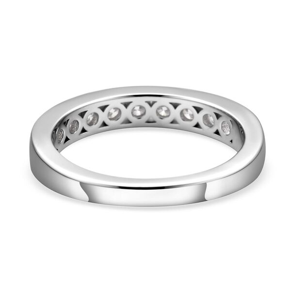 Moissanit-Ring, 925 Silber Platin ca. 0,84 ct image number 6