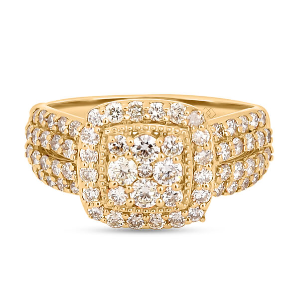 Gelber Diamant VS Ring, 585 Gold  (Gr&ouml;&szlig;e 17.00) ca. 1.25 ct