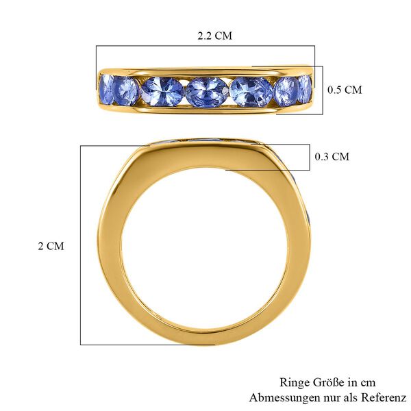 AAA Tansanit Ring - 1,23 ct. image number 7