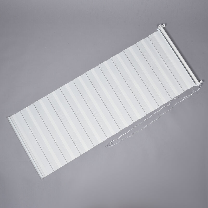 Easy-Klemm - 2-lagiges Fensterrollo, Größe 80x150 cm, Off-White  image number 0