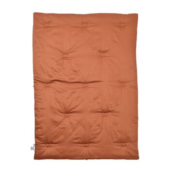 Serenity Night: Premium-Kollektion Herbst-Winter-Steppdecke aus 100 % Bambus mit hochwertiger Kunstdaunenf&uuml;llung &ndash; 135 x 200 cm, Kupferfarben