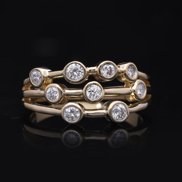 Wei&szlig;er Diamant-Ring, - 0,31 ct. image number 1