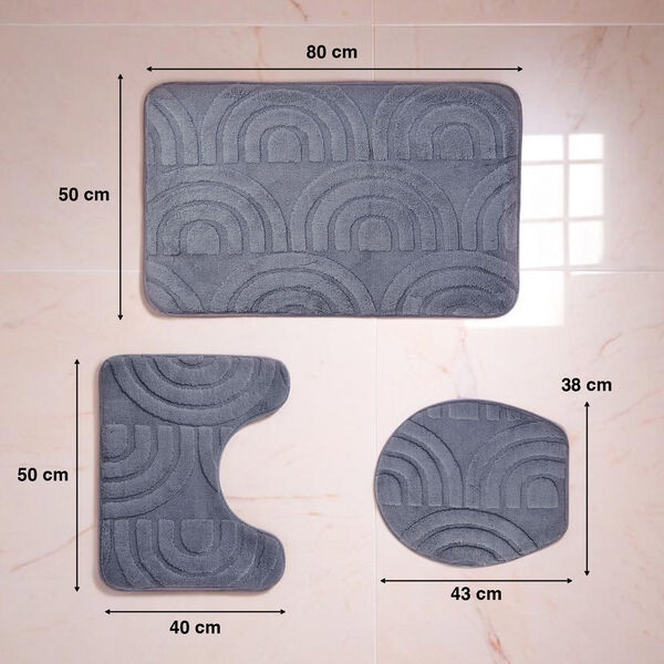 Badgarnitur mit rutschhemmender Rückseite, cremefarben image number 5