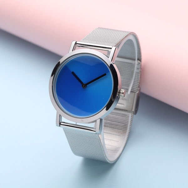 Genoa - Uhr mit Farbverlauf, wasserdicht, japanisches Uhrwerk, Dunkelblau image number 1