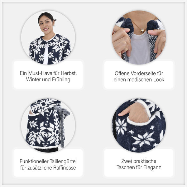 Cardigan, schwarz-wei&szlig; image number 4