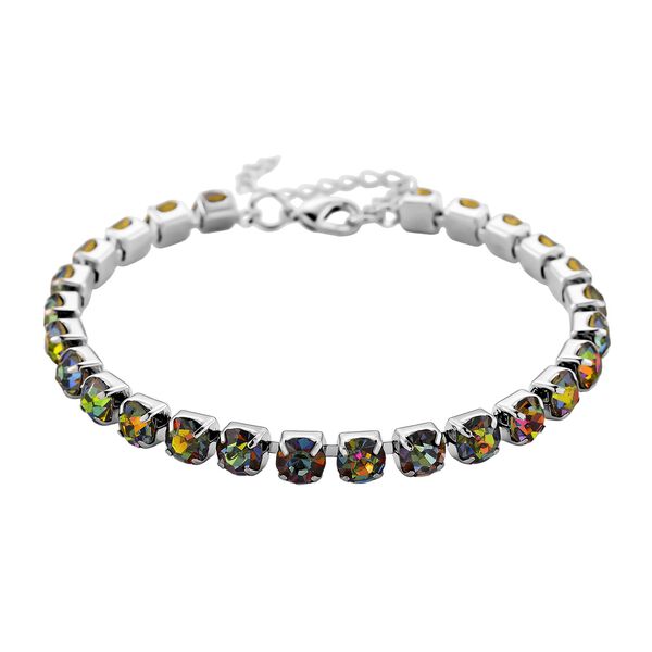 Mehrfarbige Muschelperlen (8-12 mm), Mysticher regenbogen kristall Schmuckset 316L Edelstahl, Nickelfreies Messing image number 4
