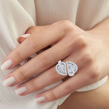 Lustro Stella Wei&szlig;er Zirkonia Ring 925 Silber rhodiniert (Gr&ouml;&szlig;e 20.00)