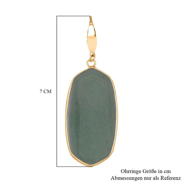Grüne Aventurin-Ohrringe - 45 ct. image number 6
