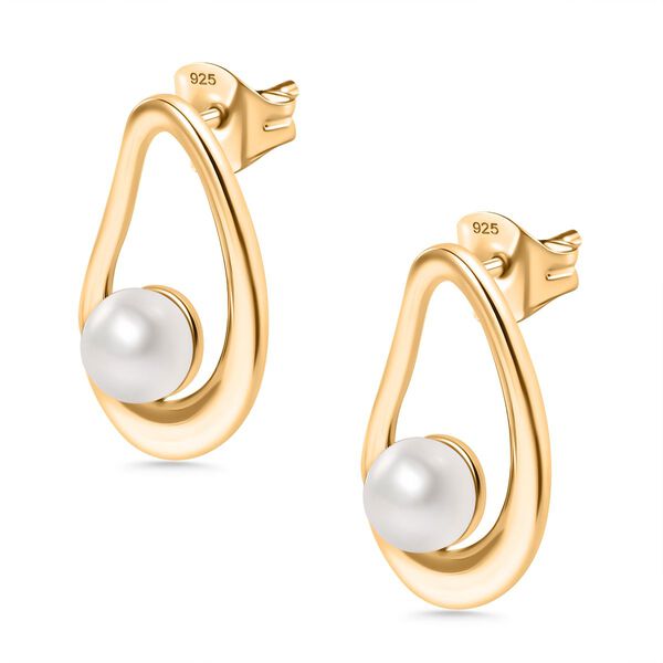 S&uuml;&szlig;wasser Perle Ohrringe image number 3