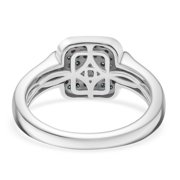 D'Joy blauer und wei&szlig;er Diamant Ring - 0,48 ct. image number 5