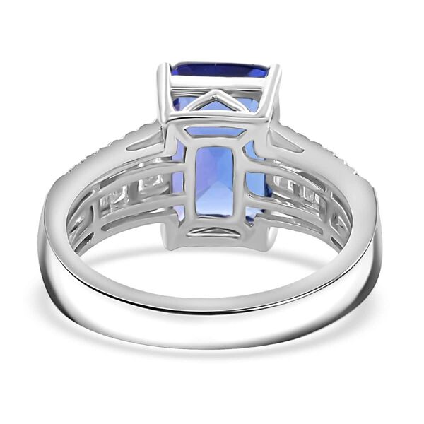 RHAPSODY AAAA Tansanit und VS Diamant Ring in 950 Platin - 5,30 ct. image number 4