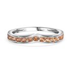 Lustro Stella Champagner Zirkonia Ring 925 Silber (Größe 20.00)