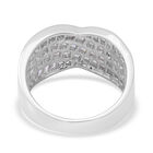LUSTRO STELLA - Zirkonia Ring 925 Silber rhodiniert  ca. 0,81 ct image number 3