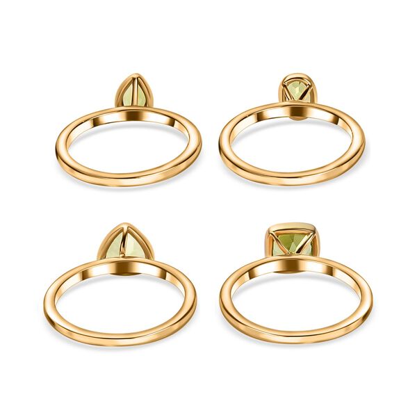 Natürlicher Peridot Ringset, ca. 2.79 ct. image number 7