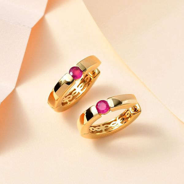 Afrikanische Rubin-Ohrringe - 0,81 ct. image number 2