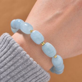 Flexibles Aquamarin Armband - 165 ct.